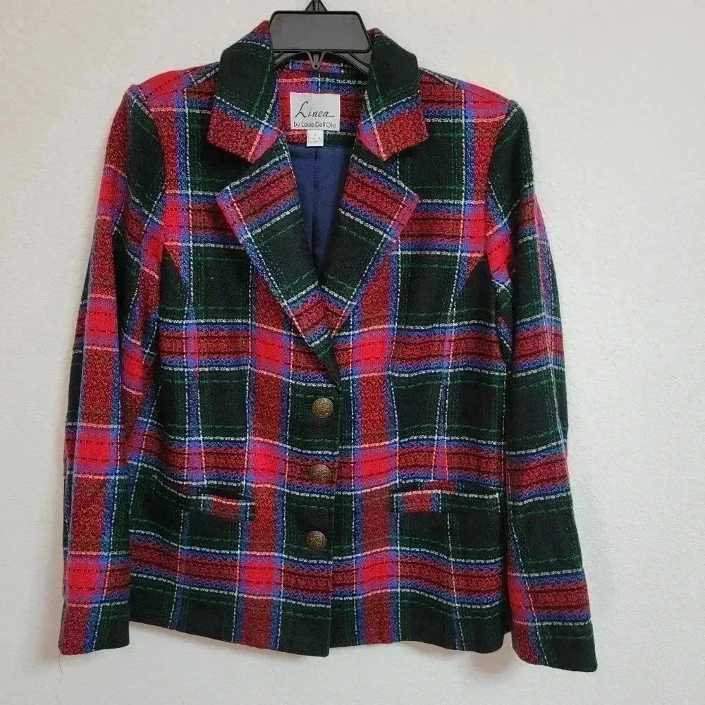 Linea Plaid Jacket